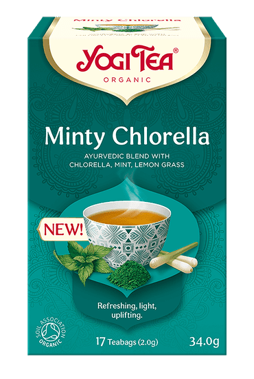 Yoga Design Lab Čaj Yogi Tea Minty Chlorella - Mátová Chlorella (17X2,0G)