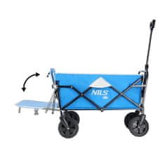 NILLS CAMP kempingový vozík NC1606 modro-šedý
