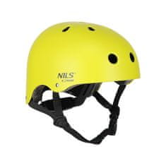Nils Extreme helma s chrániči MR290+H230 žlutá velikost M