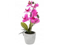 sarcia.eu Umělá orchidej v květináči, růžová, 35 cm 