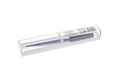 INTEREST Pero kuličkové Krystal 0,7mm + pvc dárkový box. Barva fialová.