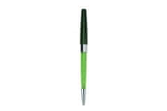 INTEREST Pero kuličkové Krystal 0,7mm + pvc dárkový box. Barva zelená.