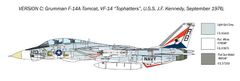 Italeri Grumman F-14A Tomcat, Model Kit 1414, 1/72