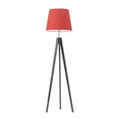 LYSNE.PL Moderní stojací lampa ARUBA šedý rám, červená