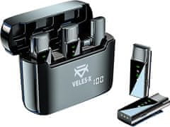 Wireless Lavalier Microphone System Dual USB-C