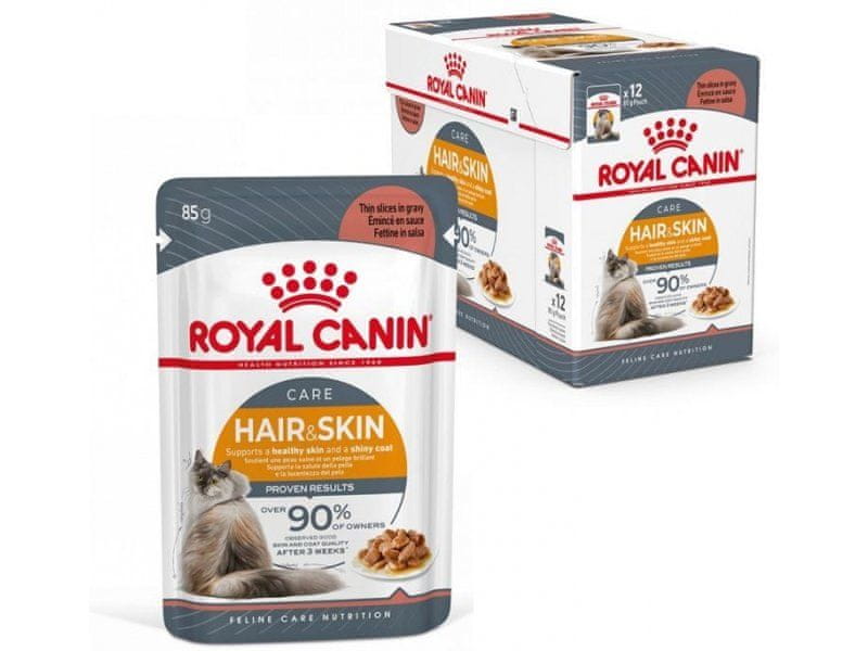 Levně Royal Canin kapsička Hair&Skin 12 x 85g