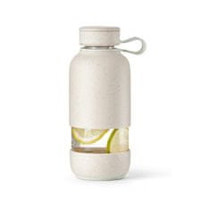 Lékué Láhev na vodu Bottle To Go Organic 600 ml Krémová