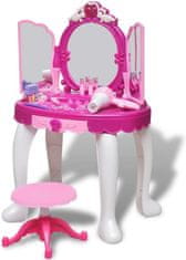 iMex Toys Hrací set Dětský kosmetický stolek s fénem 008-19