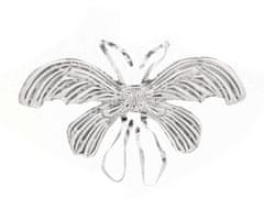 Kraftika 1ks stříbrná nafukovací křídla motýl / víla