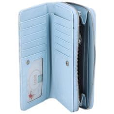 Coveri WORLD Trendová koženková peněženka Coveri Rita, světle modrá