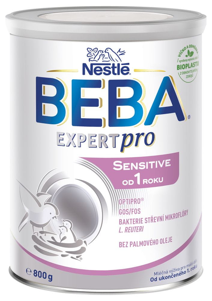 Levně BEBA EXPERTpro SENSITIVE mléčná výživa pro malé děti, od ukončeného 1. roku, 800 g