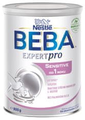 BEBA EXPERTpro SENSITIVE mléčná výživa pro malé děti, od ukončeného 1. roku, 800 g