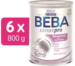 BEBA EXPERTpro SENSITIVE mléčná výživa pro malé děti, od ukončeného 1. roku, 6 x 800 g
