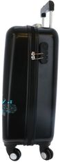 CurePink Cestovní kufr na kolečkách Minecraft: Blue Ender Dragon (objem 35 litrů|35 x 50 x 20 cm)