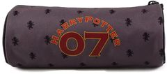 CurePink Školní penál na psací potřeby Harry Potter: Nebelvírský erb (22 x 8 x 8 cm)
