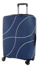 T-class® Obal na kufr (modrá s čárami), Velikost: XL - 70 x 47 x 30 cm