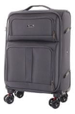 T-class® Palubní cestovní kufr 932, šedá, M - model 2024