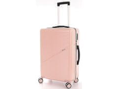 T-class® Střední cestovní kufr 2219, růžová, L