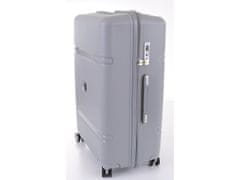 T-class® Velký cestovní kufr 2213, stříbrná, XL