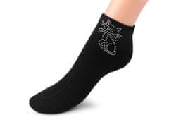 Kraftika 3pár (39-42) mix dámské bavlněné ponožky kotníkové s
