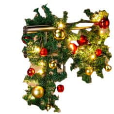 Haushalt Haushalt international Umělá LED Vánoční girlanda s ozdobami, 5 m