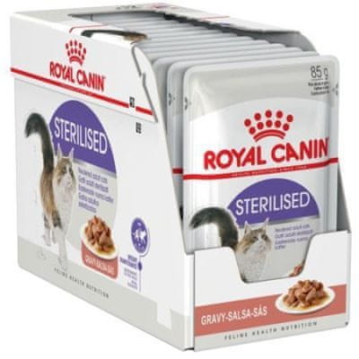 Levně Royal Canin Sterilised gravy ve šťávě 12 x 85 g