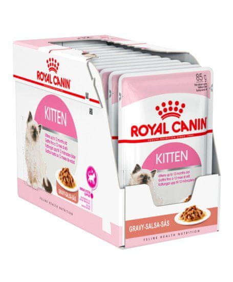 Levně Royal Canin Kitten Instictive gravy ve šťávě 12 x 85 g