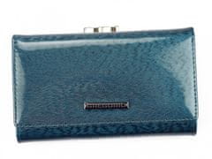 Gregorio Dámská střední kožená peněženka Azalea, modrá