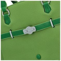 Maria C. Stylová dámská koženková kabelka na rameno Billie, zelená