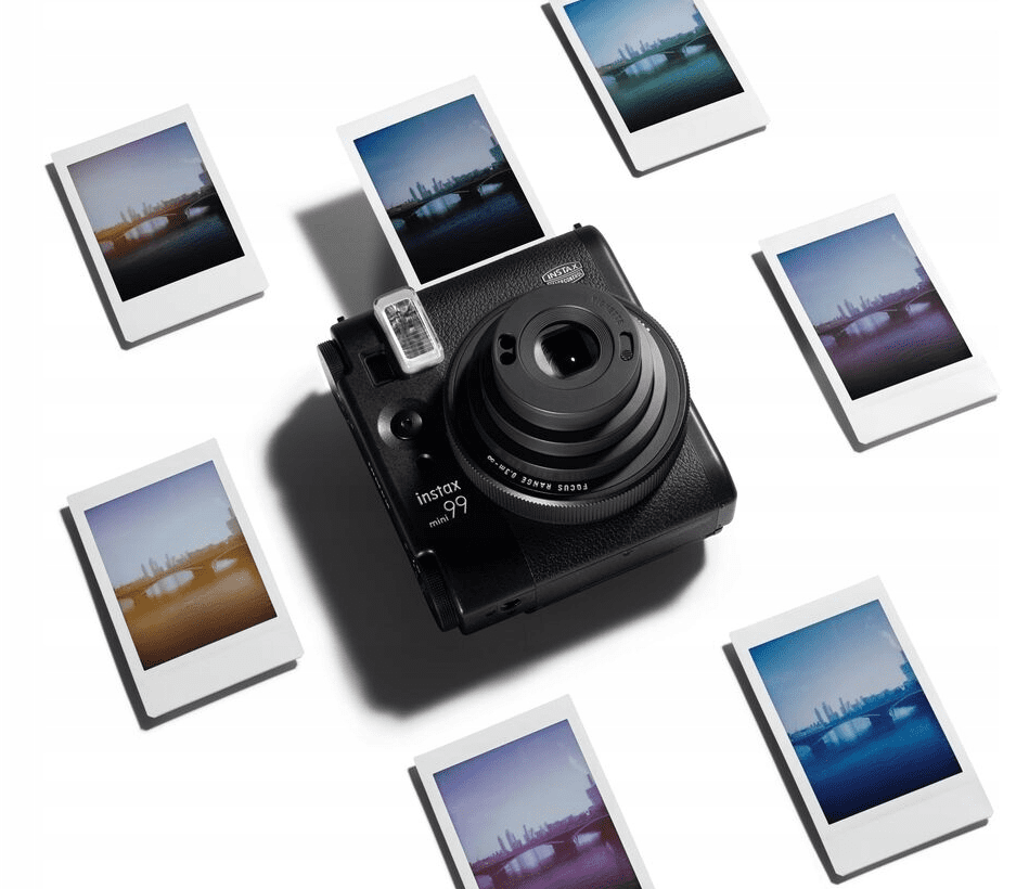  moderní instantní fotoaparát fujifilm instax mini 99 krásné snímky okamžitý tisk fotografií z fotoaparátu 