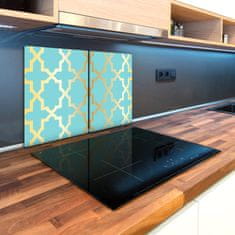 Wallmuralia Kuchyňská deska skleněná Arabský vzor 2x40x52 cm