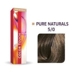 Wella Professional Color Touch Pure Naturals profesionální demi-permanentní barva na vlasy s multi-dimenzionálním efektem 5/0 60 ml