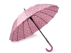Kraftika 1ks černá dámský vystřelovací deštník květy