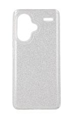 TopQ Kryt Xiaomi Redmi Note 13 Pro+ 5G glitter stříbrný 121946