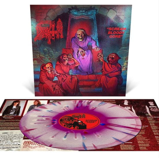 Death: Scream Bloody Gore (Limited Coloured Violet, White & Red Merge With Splatter Vinyl)