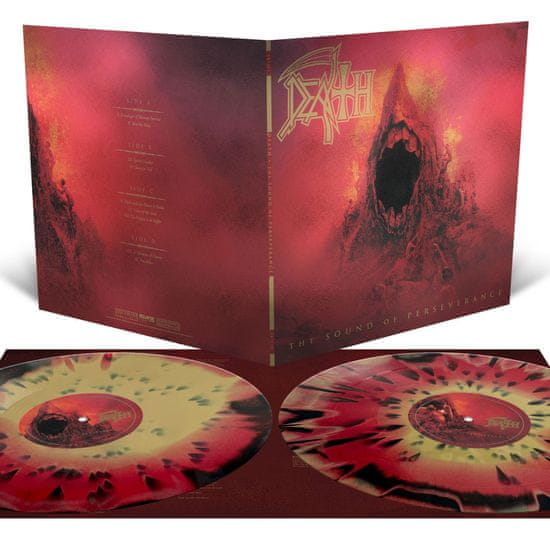 Death: Sound Of Perseverance (Limited Coloured Black, Red & Gold Merge With Splatter Vinyl)