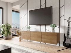 Veneti TV stolek 150 cm CHEMUNG - dub zlatý