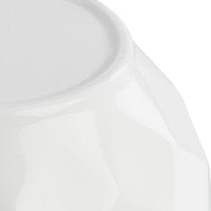 botle Keramický květináč bílý 15,5 cm H14,5 cm lesklý