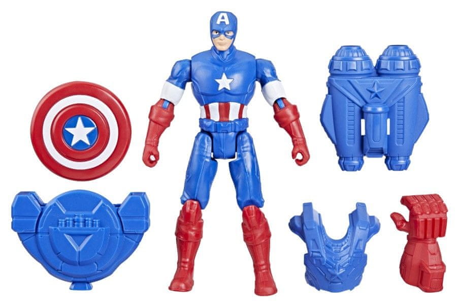 Levně Avengers Battle gear Kapitán Amerika figurka