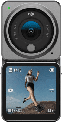 moderní akční kamera dji action 2 dual screen combo špičkové záběry fotografie 4k videa prachuodolná