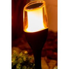 LUMILED 4x Solární zahradní lampa LED do země IGNIS 64cm