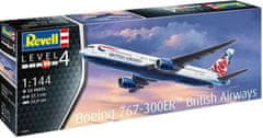 Revell Boeing 767-300ER (British Airways Chelsea Rose), Plastic Modelkit 03862, 1/144