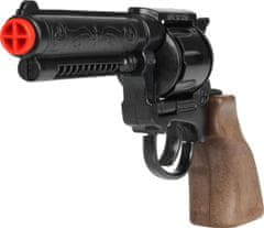 Gonher Pistole na čepici - 119/6 - Plastový kovbojský revolver 8 ran 
