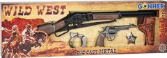 Gonher Kšiltovka - 498/0 - Revolver a puška na 8 výstřelů na divoký západ 