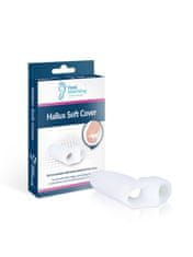 Foot Morning Hallux Soft Cover zdravotní gelový meziprstový separátor s ochranou prvního kloubu a dvěma kroužky
