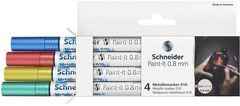 Schneider Akrylový popisovač "Paint-It 010", 4 různé kovové barvy sada, 0,8 mm, ML1011502