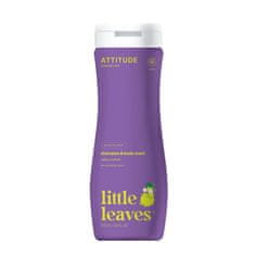 Attitude Dětské tělové mýdlo a šampon (2v1) Little leaves s vůní vanilky a hrušky 473 ml