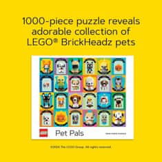 Chronicle Books Puzzle LEGO Zvířecí kamarádi 1000 dílků