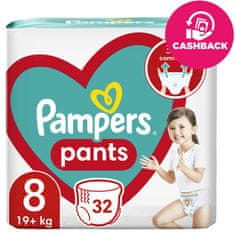 Pampers Pleny kalhotkové Active Baby Pants vel. 8 (32 ks) 19+ kg