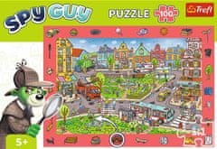 Trefl Puzzle s hledáním obrázků Spy Guy: Město 100 dílků